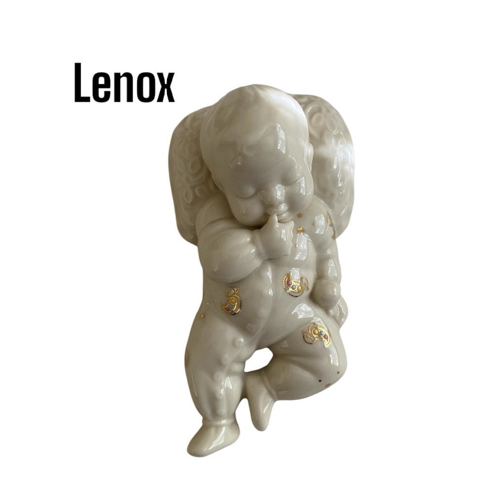 Lenox China Jewels Hush little Baby Figuerine